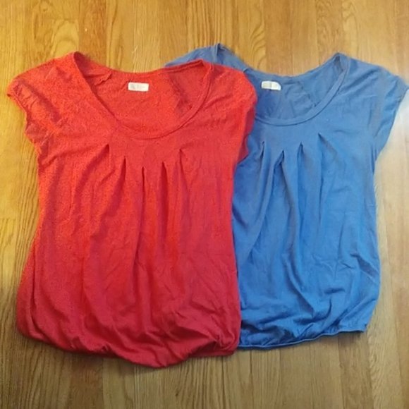 Old Navy Tops - OLD NAVY LOT OF 2 MATERNITY TOPS T-SHIRTS LAYERING PRENGANCY SZ XS